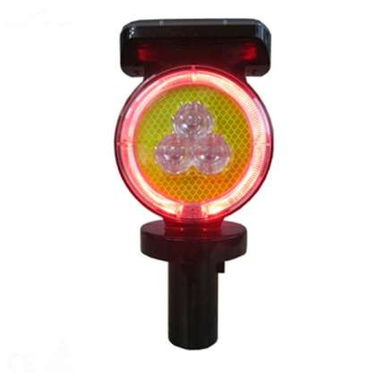 7-10 years life span 10 led solar warning light