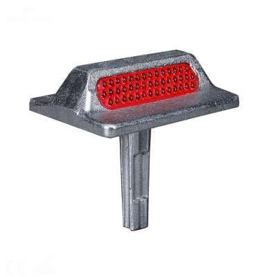 Super bright and long life time steel casting  road stud