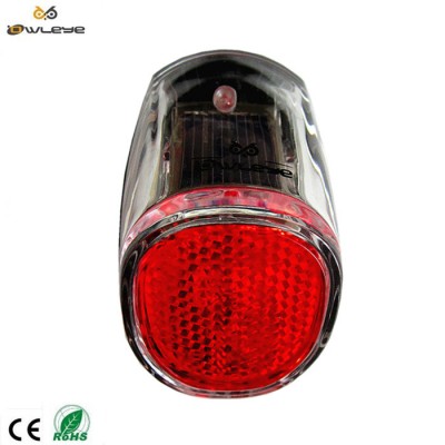 Hot sale LED  and reflector solar bicycle light